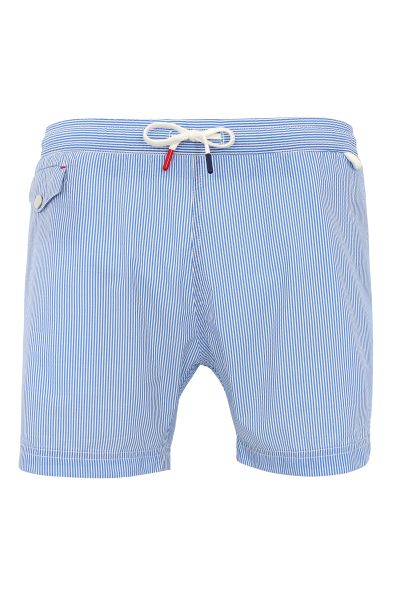 Buy Montauk Tennis rayures Classic fit - Maillot Short de bain homme bleu ou rouge orange